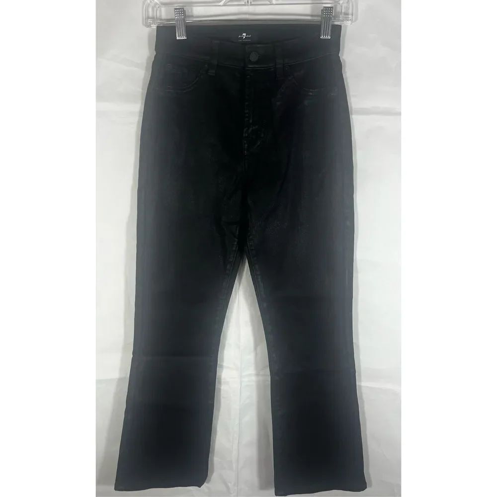7 For All Mankind coated denim jeans